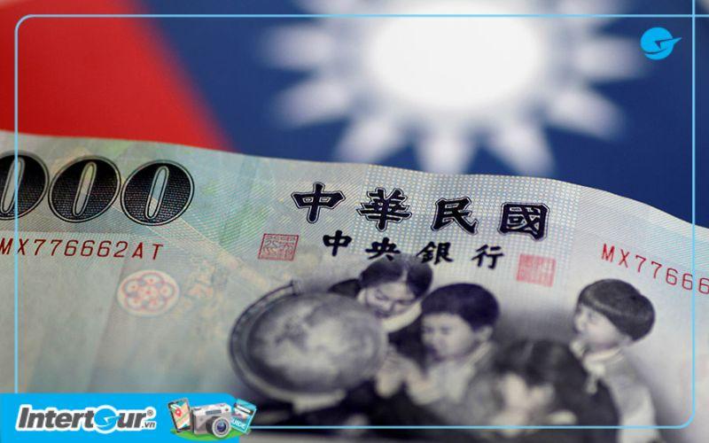 Hinh anh minh hoa cac loai menh gia tien giay dai loan pho bien hien nay gom 100 200 500 1000 2000 dai te